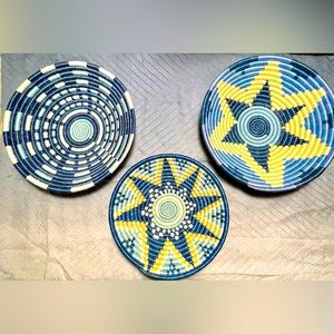 African Wall Decor Baskets